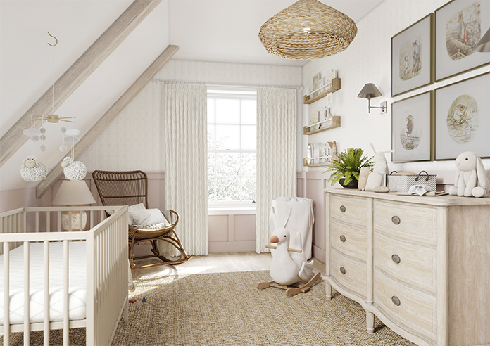 Puddle Down, Trellis Dolly Mix - Made to Measure Curtains - Image 7